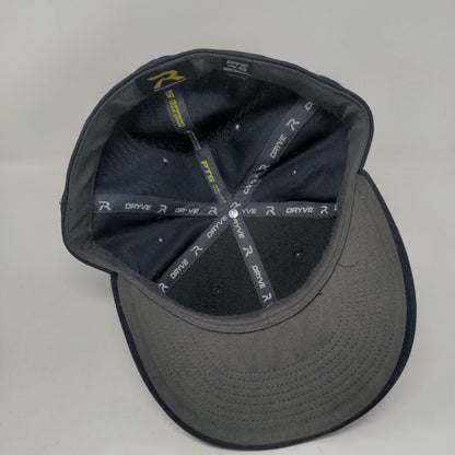 Richardson Fitted Hat Blue 7 1/2 Solid Performance Series Vent Holes