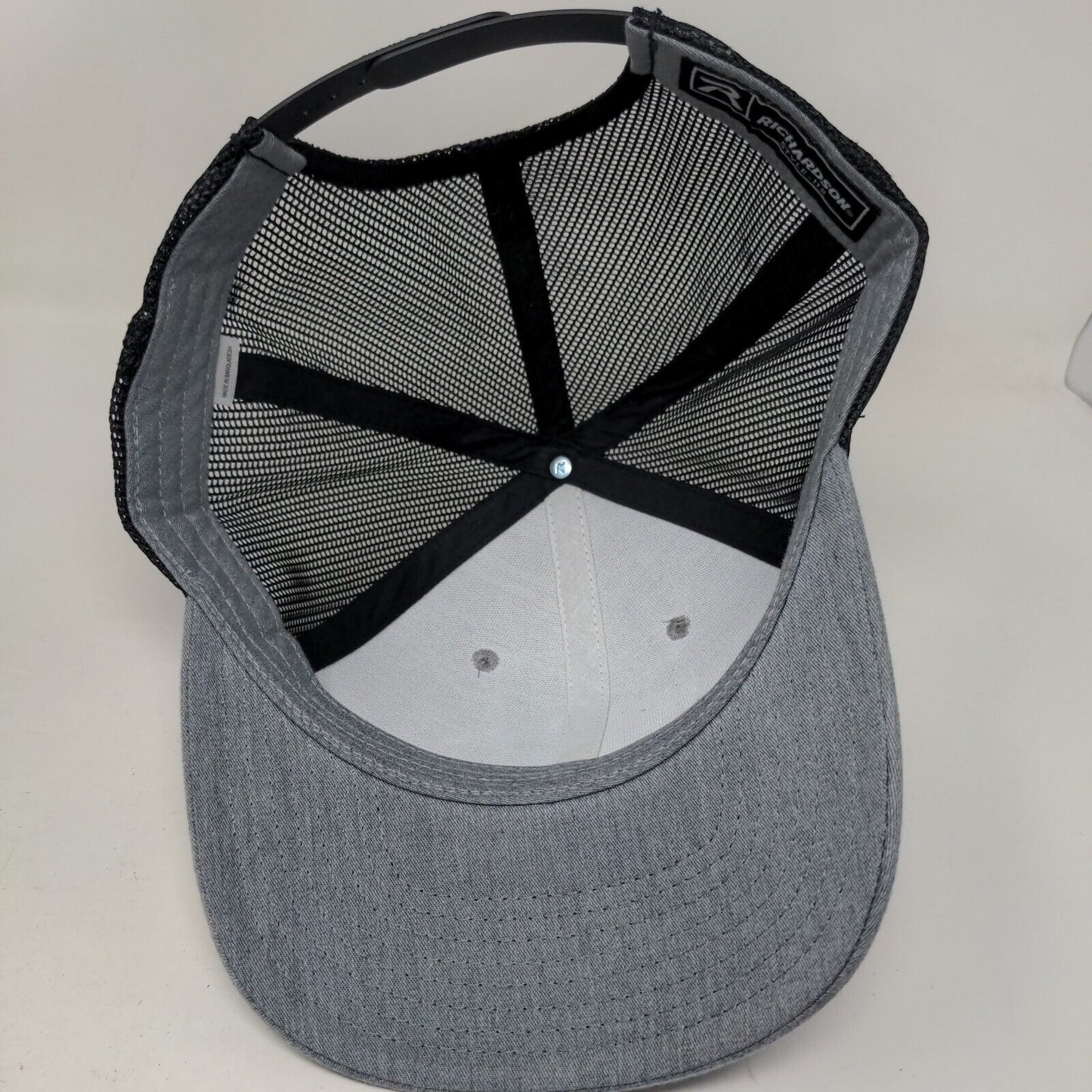 Harris Renovations Snapback Trucker Hat Gray One Size Mesh Back Richardson