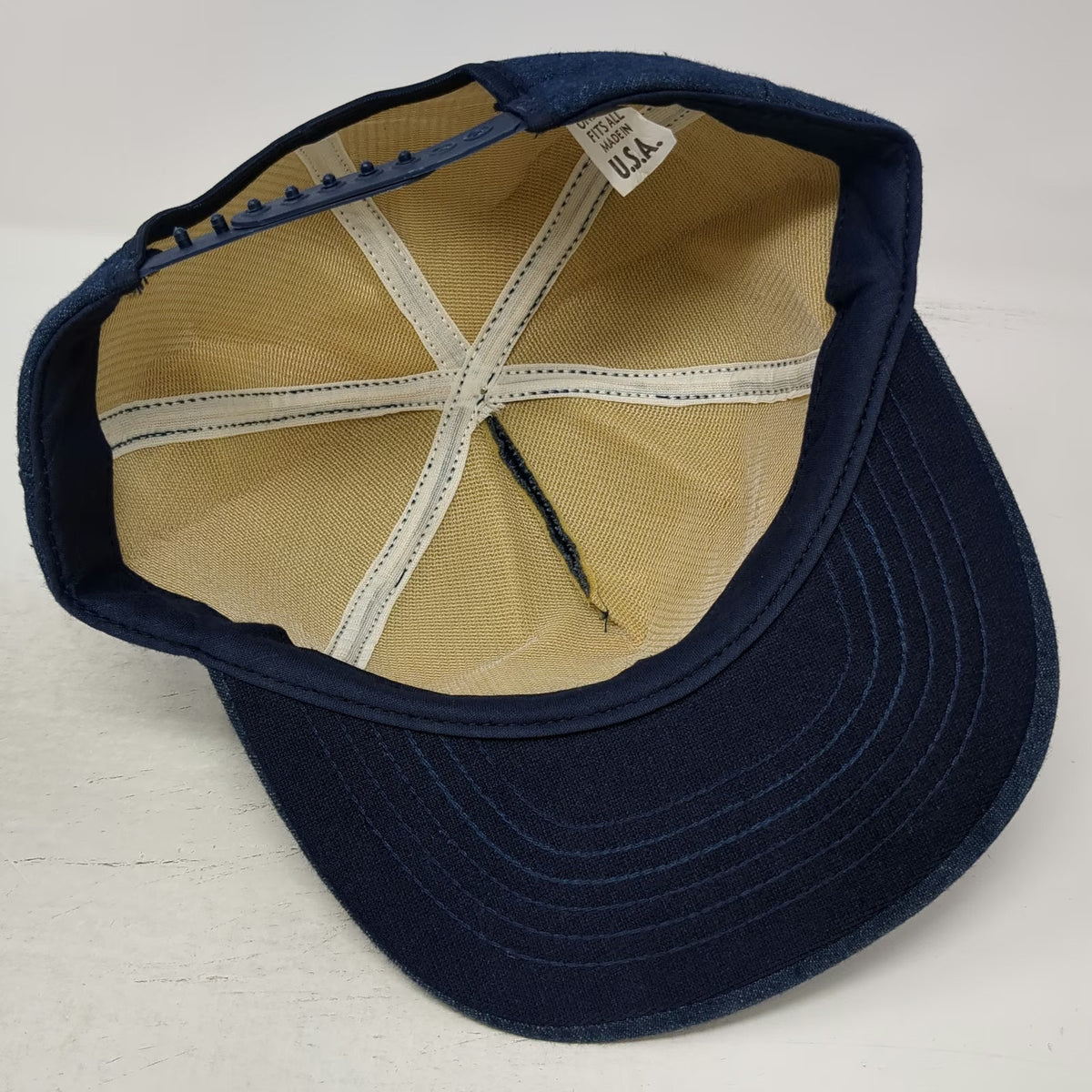 Ace Hardware Dam Lumber Co American Falls Blue 5 Panel Hat OS Snapback Vintage