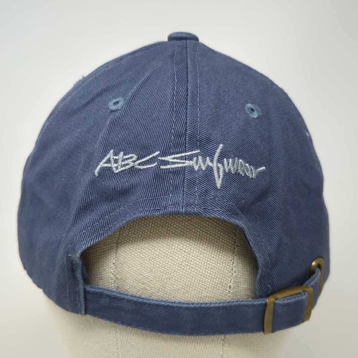 Hawaiian Headwear Baseball Cap Blue One Size Slideback ABC Surfwear Hawaii Hat