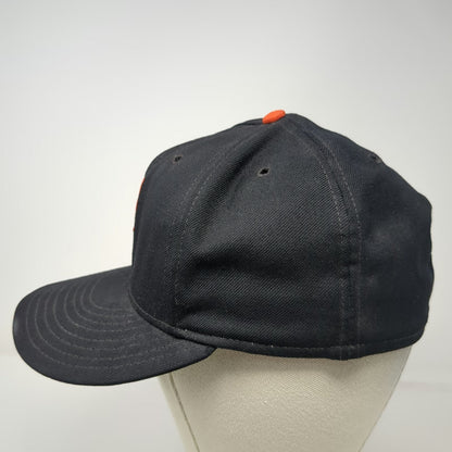 New York Mets MLB Annco Baseball Cap Black 7 100% Wool USA Hat Vintage