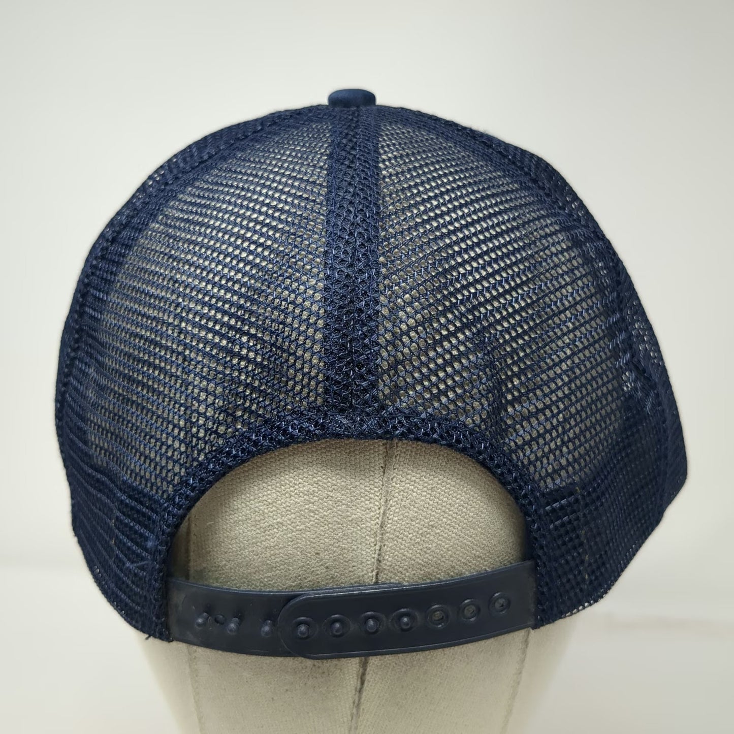 Holden Commodore Lion Patch Trucker Hat Blue Snapback Mesh Foam Vintage