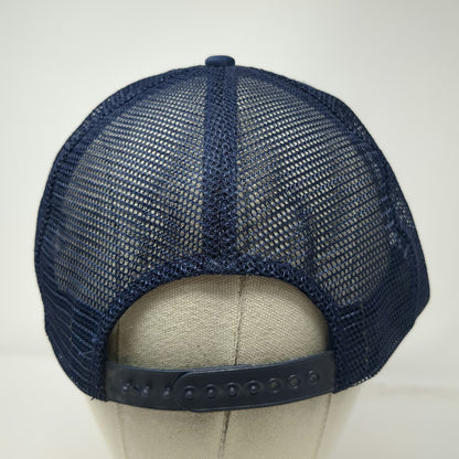 Holden Commodore Lion Patch Trucker Hat Blue Snapback Mesh Foam Vintage