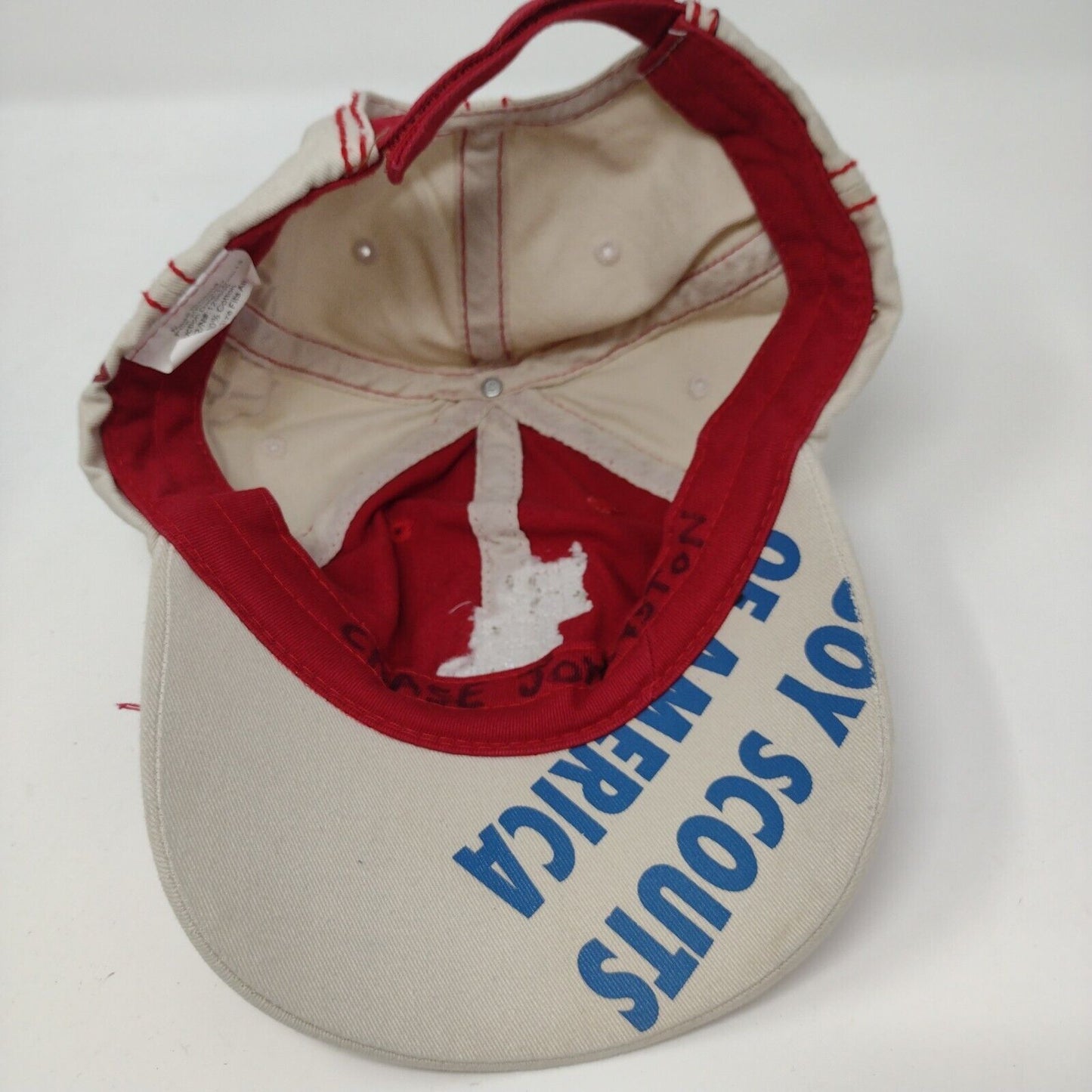 BSA Boy Scouts of America Strapback Hat Multi OSFA Colorblock 6 Panel