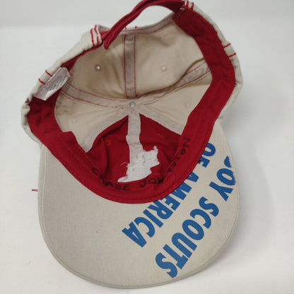 BSA Boy Scouts of America Strapback Hat Multi OSFA Colorblock 6 Panel