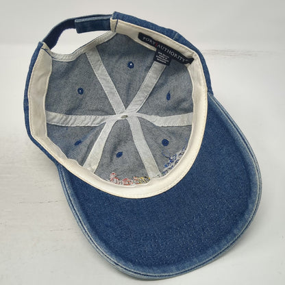 Port Authority Baseball Cap Blue One Size Denim Cave Creek AZ Horny Toad Hat