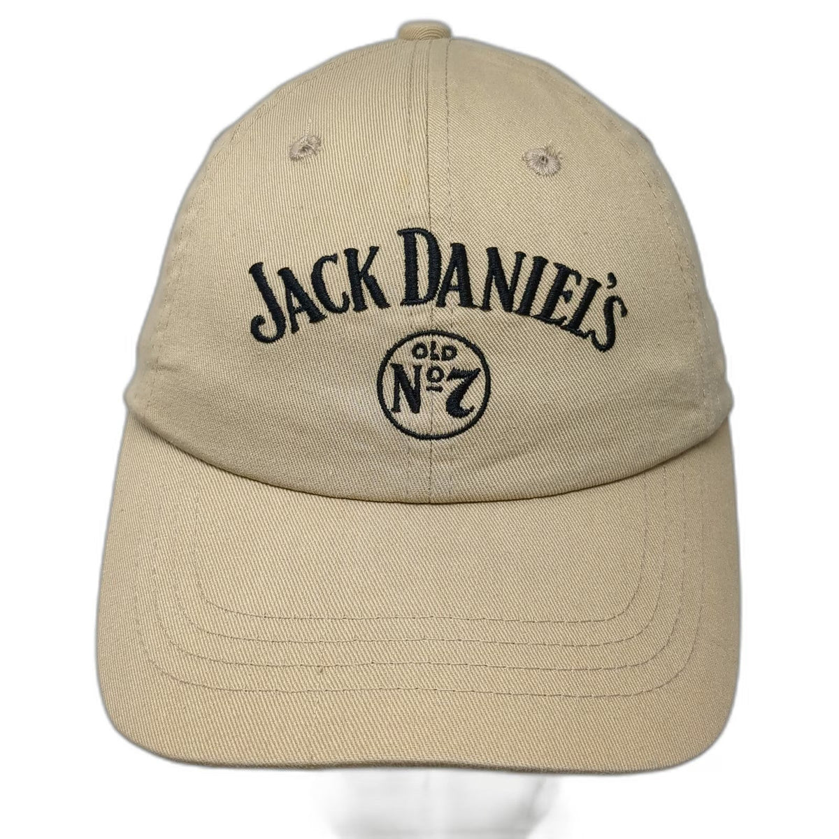 Magic Headwear Jack Daniels Old No 7 Beige Baseball Cap One Size Strapback Hat