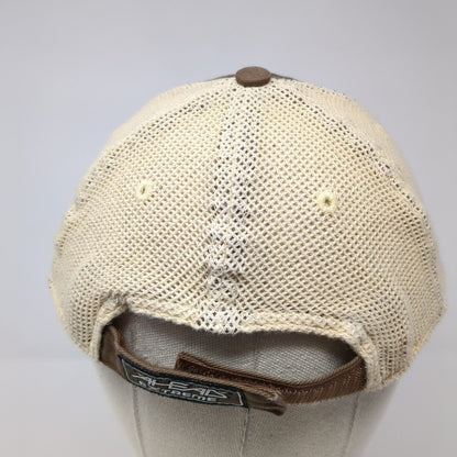 Morningside Strapback Trucker Hat Brown One Size Mesh Back Ahead Extreme