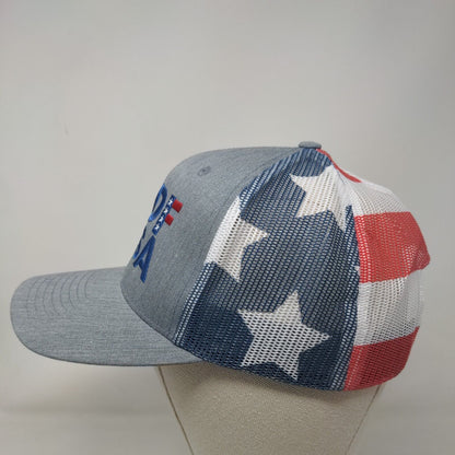 CCDF USA Snapback Trucker Hat Multicolor OS Embroidered Mesh Back Richardson