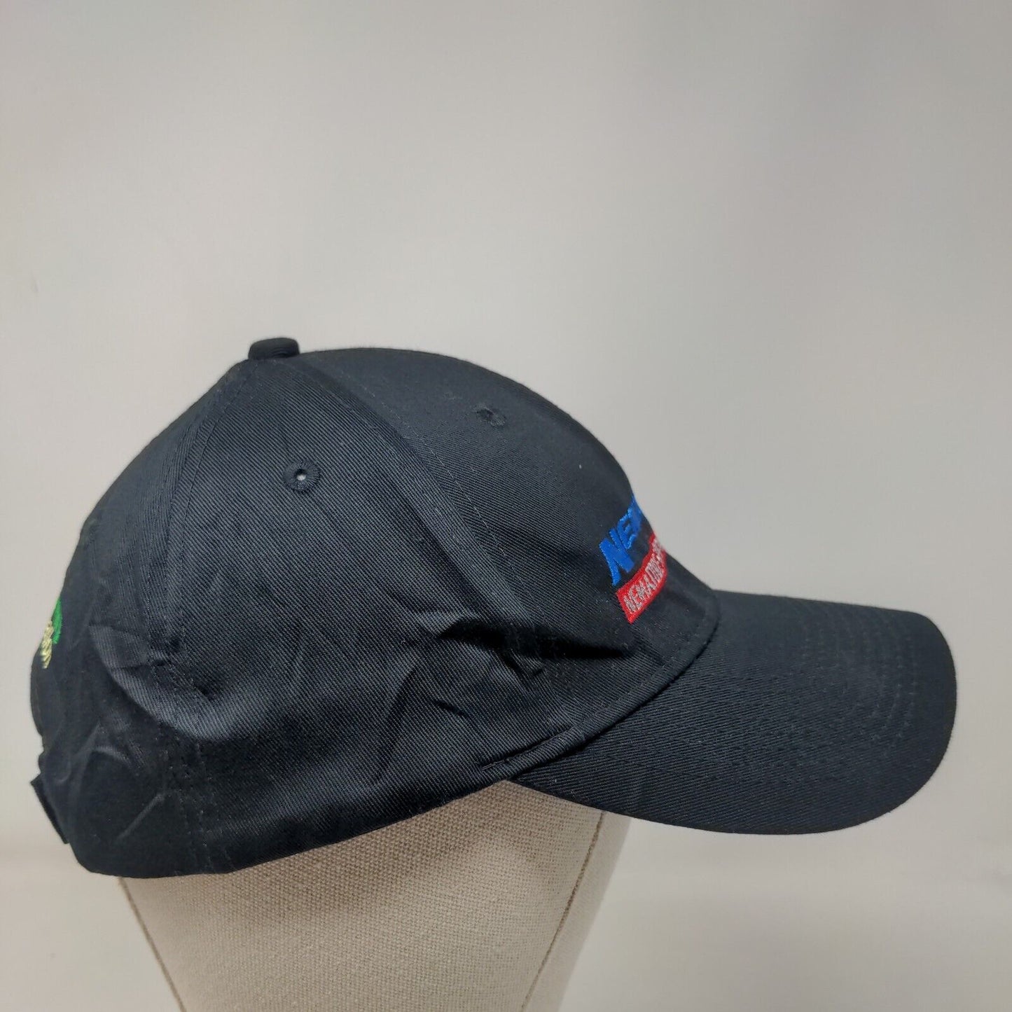 Nemasan Organisan Corporation Strapback Hat Blue One Size Embroidered