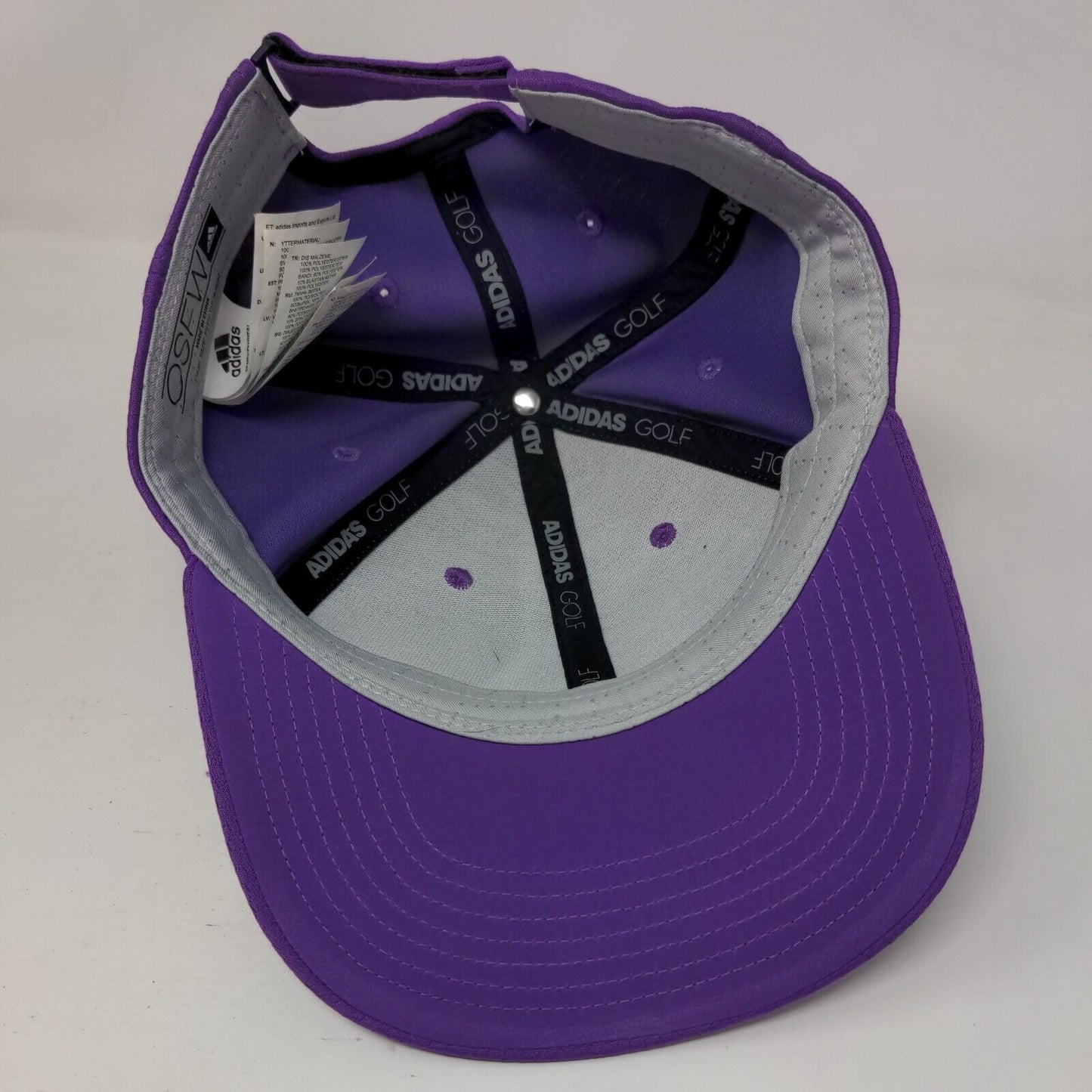 Adidas Women's Strapback Golf Hat Purple OSFW Adjustable Embroidered Polyester