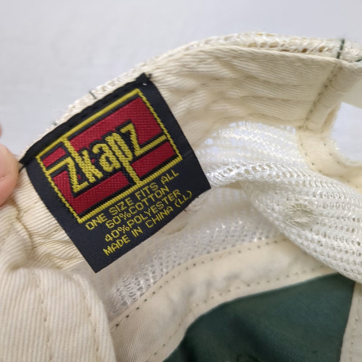 Zkapz Trucker Hat Green OSFM McCoys Clover Patch Snapback Mesh Back Irish Bar