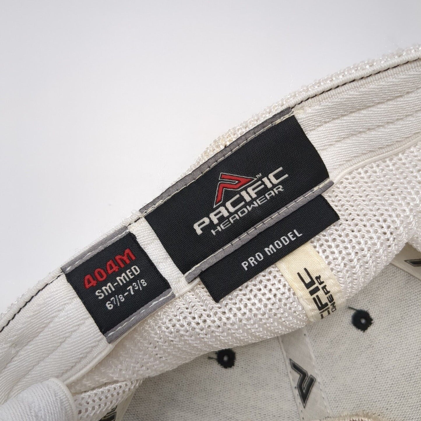 Pacific Headwear Fitted Mesh Back Trucker Hat Black 6 7/8-7 3/8 Colorblock