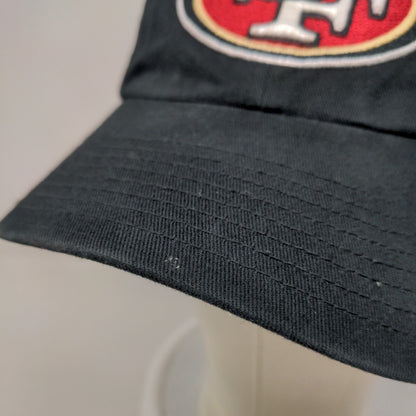 '47 Brand Men's Slideback Hat Black OSFA Embroidered San Francisco 49'ers Logo