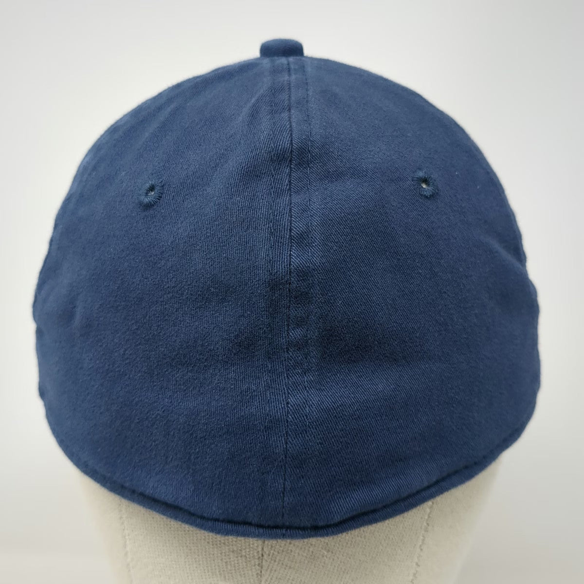TaylorMade Blue Baseball Cap M Golf Hat Stretch Fit Front Patch Logo Curved Brim