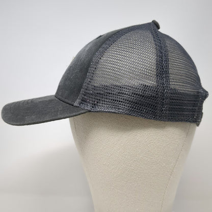 Ahead Baseball Cap Gray One Size Sun Valley Idaho Corduroy Mesh Slideback Hat