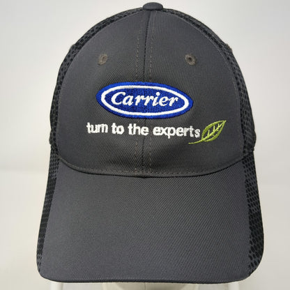Sport-Tek Baseball Cap Gray One Size Carrier Experts Hex Mesh Strapback Hat