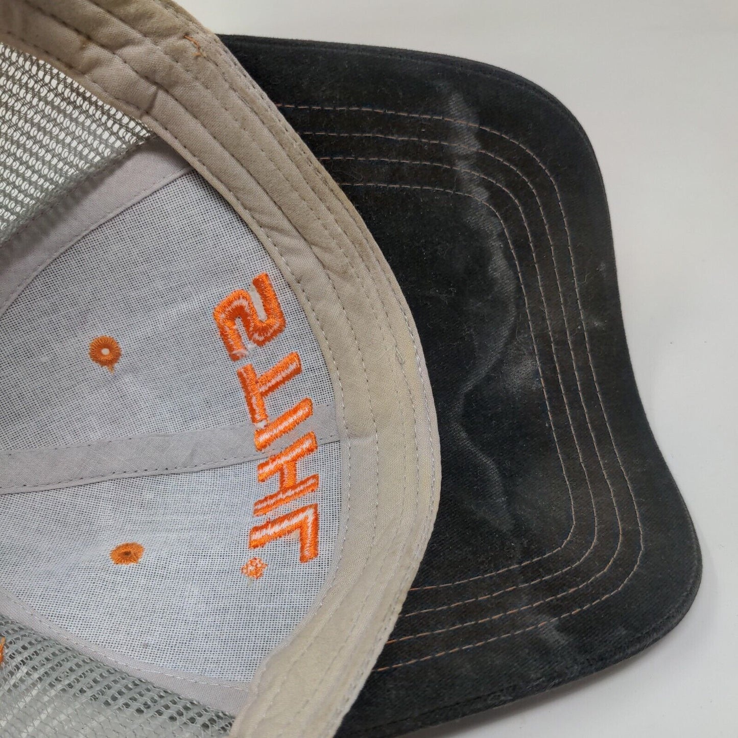 STIHL Snapback Trucker Hat Black One Size Adjustable Embroidered Mesh Back