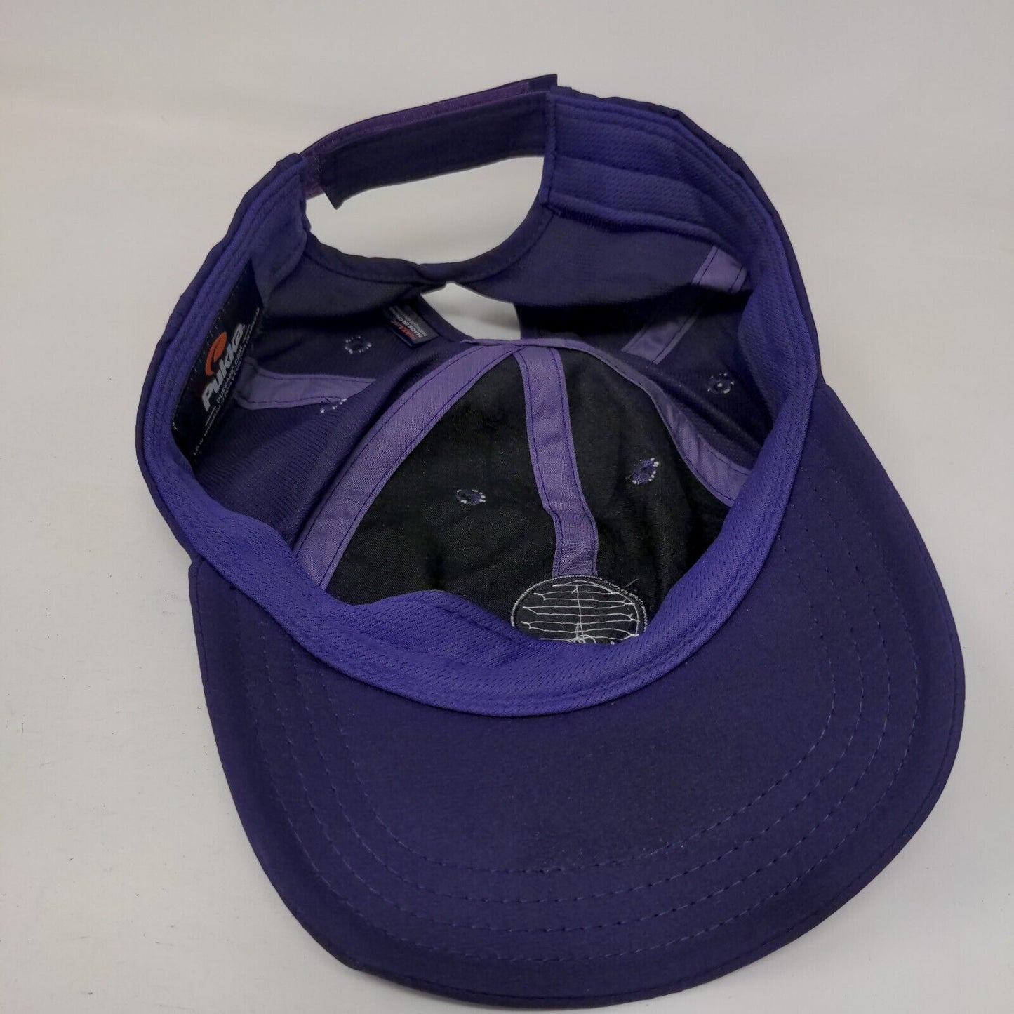 Kiva Dunes Strapback Hat Purple One Size Adjustable Ponytail 6 Panel