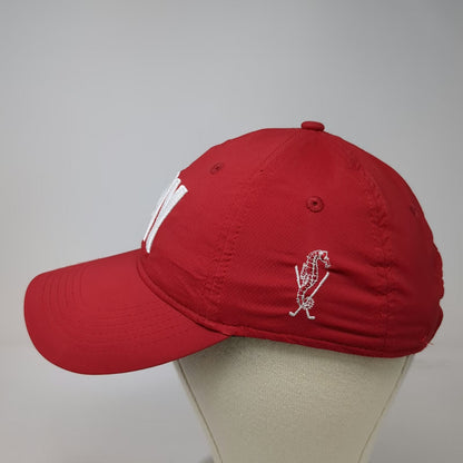 Ahead Baseball Cap Red One Size The BAY Performance Strapback Seahorse Hat