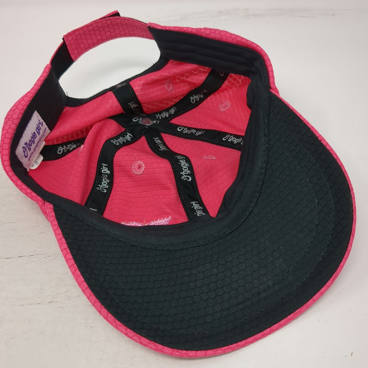 Gogie Girl SpurWing The Club Pink Baseball Cap Hat One Size Strapback Textured