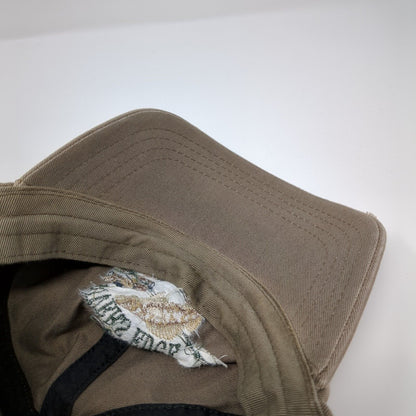Rivers Edge Slideback Hat Tan One Size Adjustable Embroidered Camp David