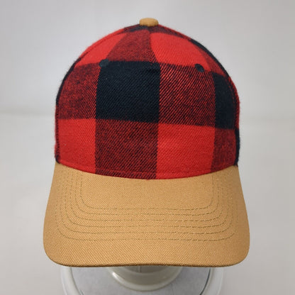 Unbranded Snapback Hat Multicolor OSFA Adjustable Plaid Vent Holes
