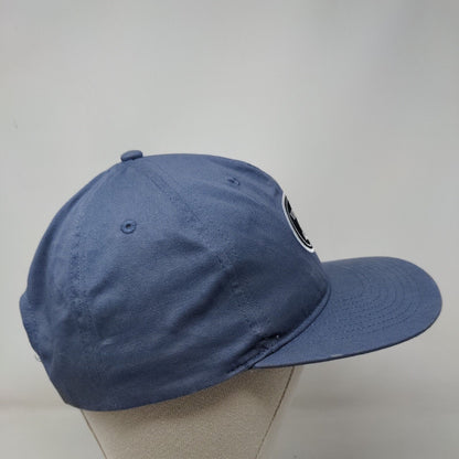 Volcom Made Stone Snapback Hat Blue One Size Adjustable Embroidered 6 Panel