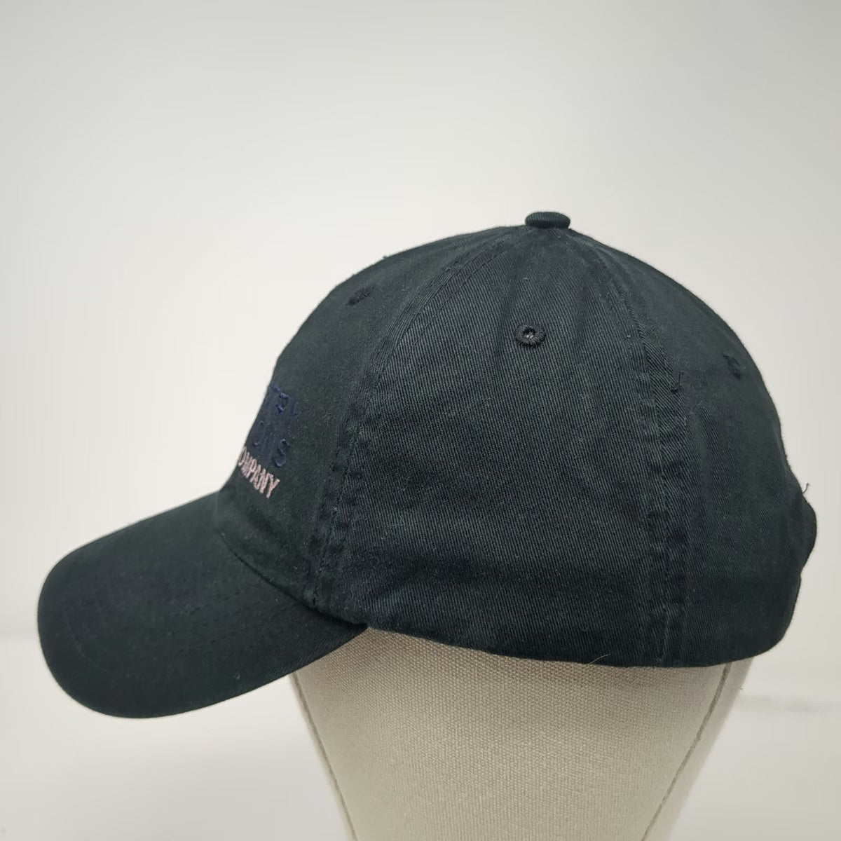Tapestry Solutions Boeing Company Baseball Cap Black One Size Hat Slideback