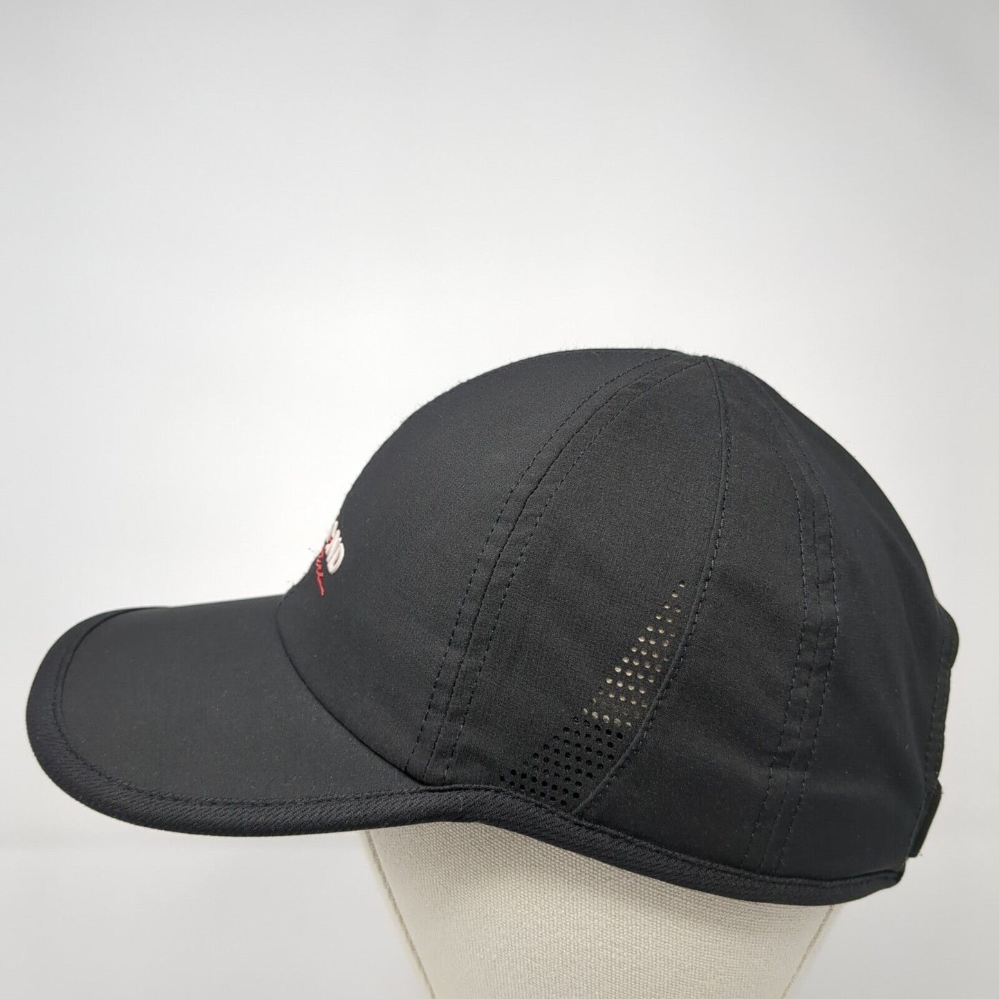 Kirkland Signature Strapback Hat Black One Size Perforated Solid