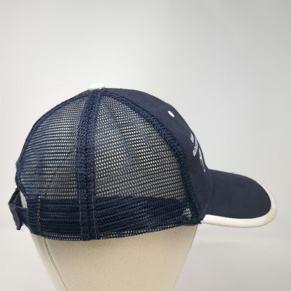 Prime Line Bank Gloucester Hat Blue One Size Baseball Cap Mesh Strapback