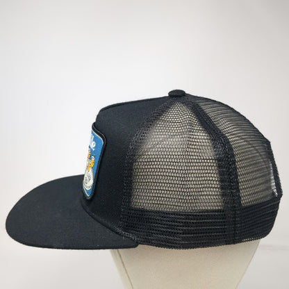 Bart Bridge Trucker Hat Black One Size Snapback Mesh Yountville California Wine