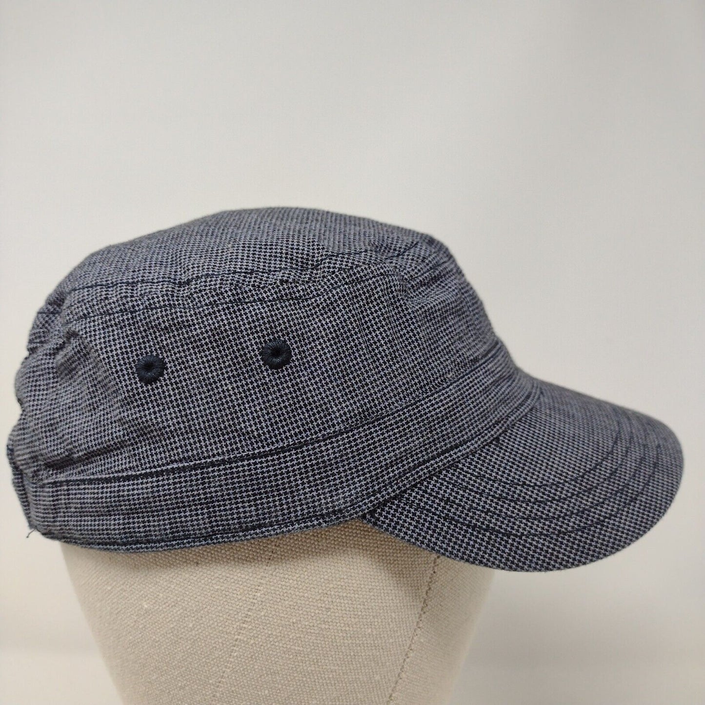D&A Companies Strapback Cadet Army Hat Multi OSFA Houndstooth District
