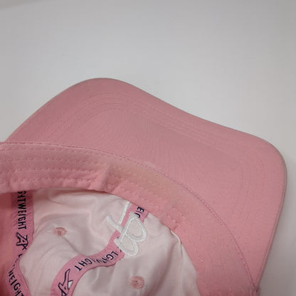 TB Strapback Hat Pink OS Adjustable Extreme Fit Embroidered Lightweight Ahead