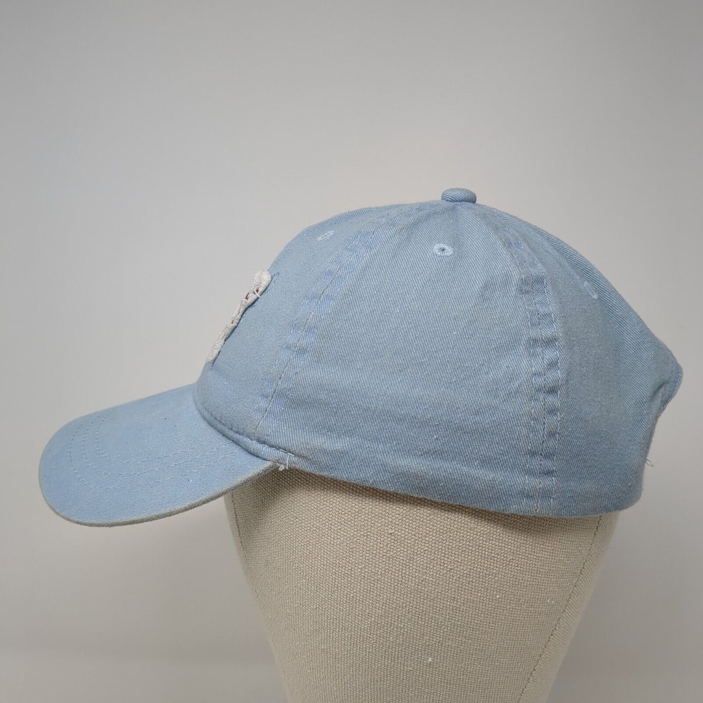 USA United States Map Flag Patch Snapback Hat Blue One Size Adjustable