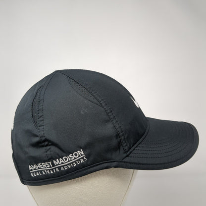 Nike Swoosh Strapback Hat Black One Size Mt. Borah 2019 Solid Dri-Fit