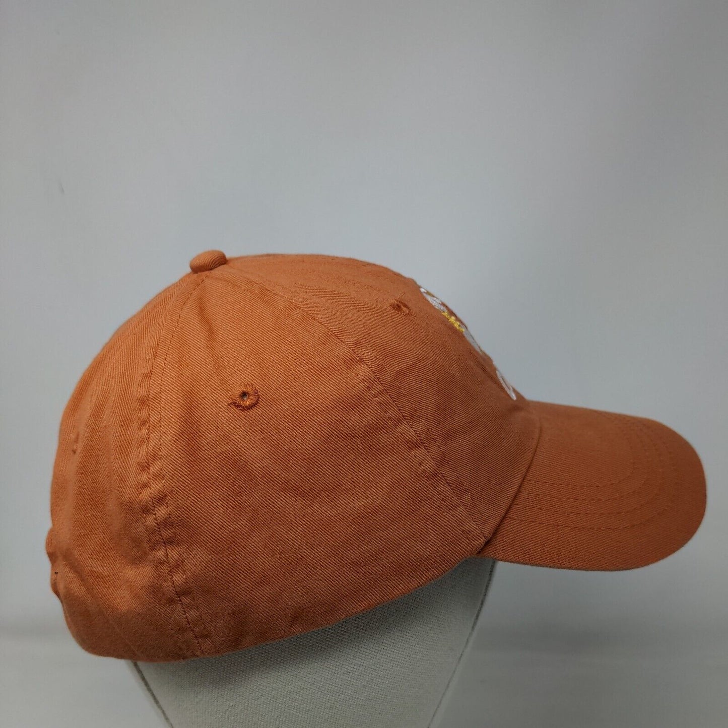 Care Slideback Hat Orange OSFM Adjustable Embroidered 6 Panel KC Caps