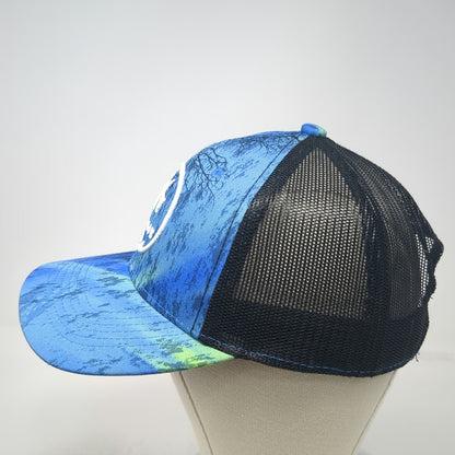 Killik Trucker Hat Blue Black Green White One Size Mesh Snapback Camo Gear