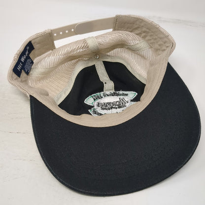 Hit Wear Trucker Hat Black Beige One Size Montana Seed Potatoes 100 Years Patch