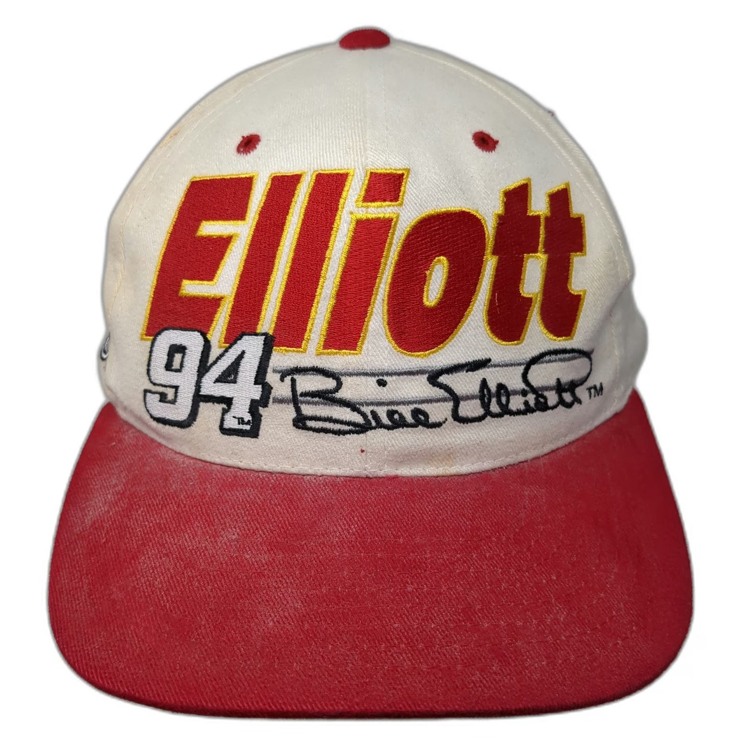 CFS Bill Elliott McDonald's Racing NASCAR 94 White Red One Size Snapback Hat