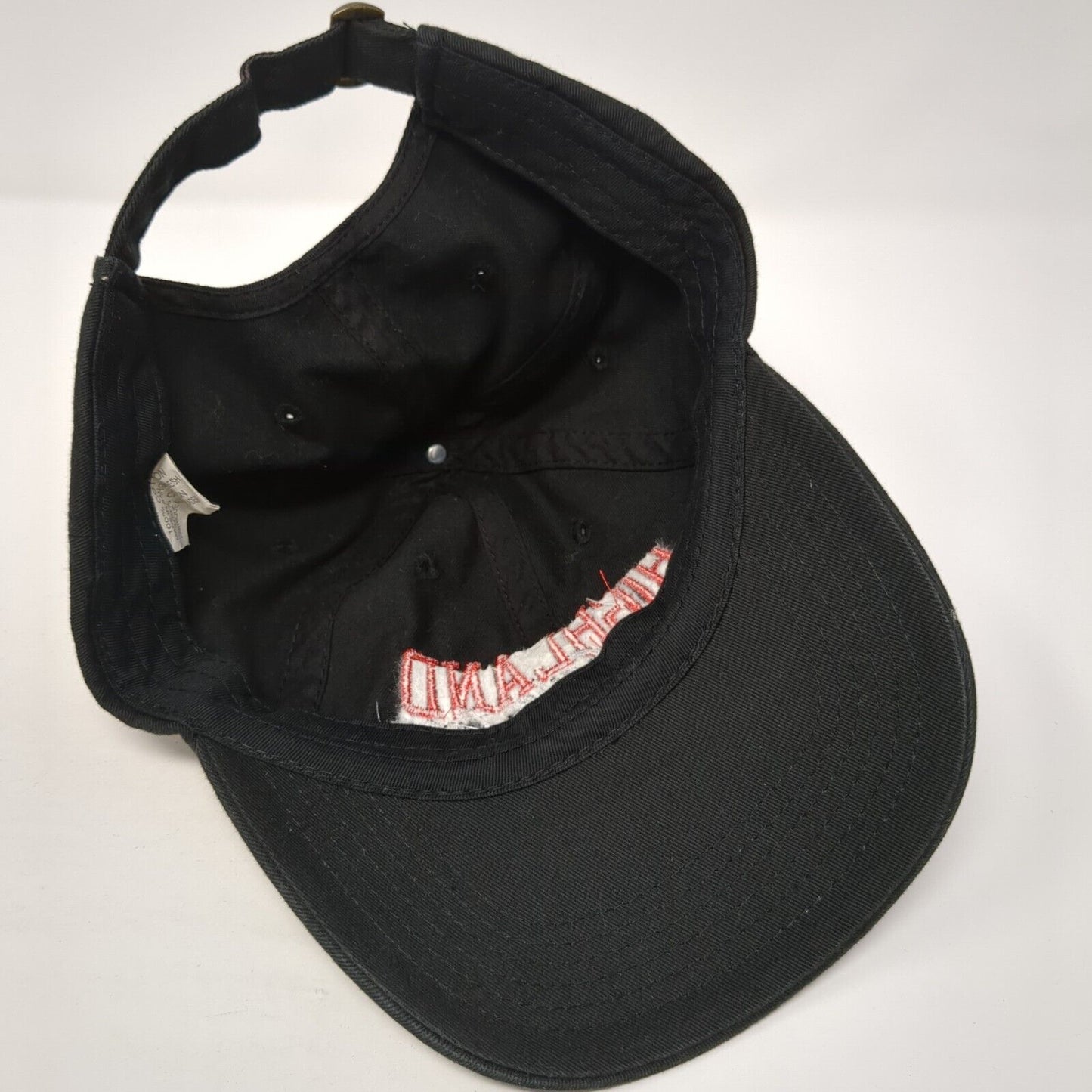 Highland Splash Swim Team Slideback Hat Black One Size Embroidered