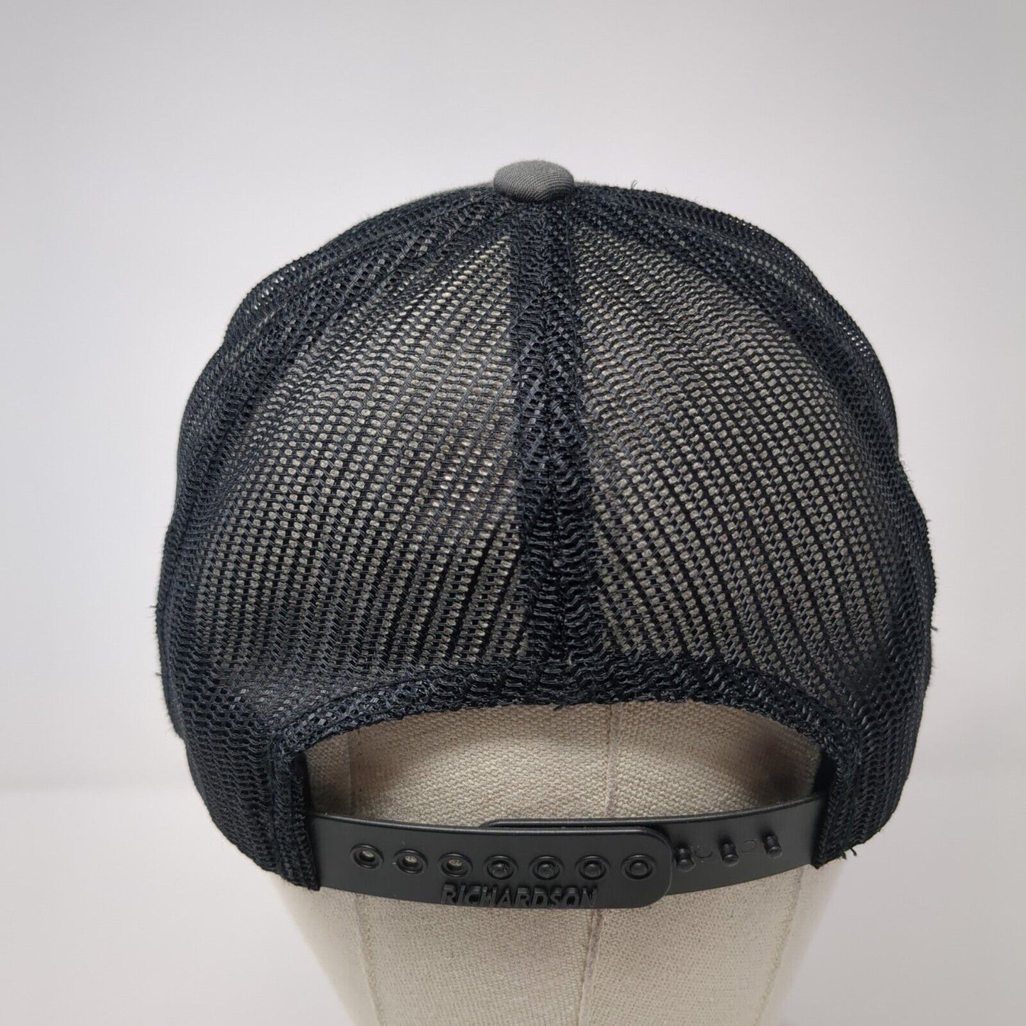 SGW Snapback Mesh Back Trucker Hat Gray One Size Adjustable Richardson