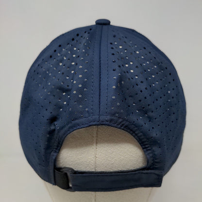 Cap America Men's Strapback Mesh Back Hat Blue Embroidered Superior Logo