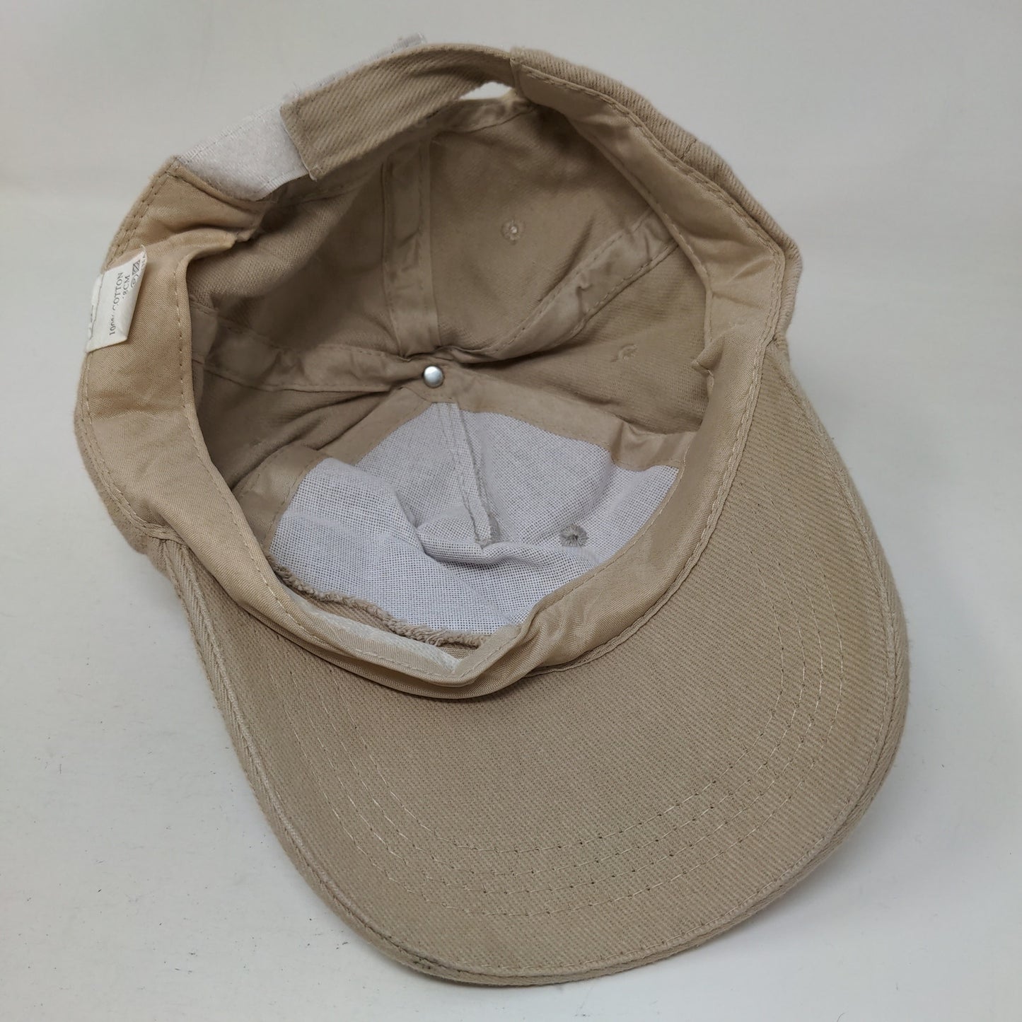 Jordan Strapback Hat Tan 58cm Solid Adjustable Vent Holes 6 Panel Cotton