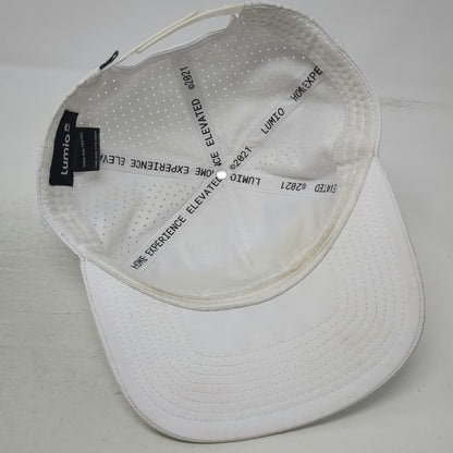 Lumio Trucker Hat White One Size Perforated Snapback Home Experience Elevated