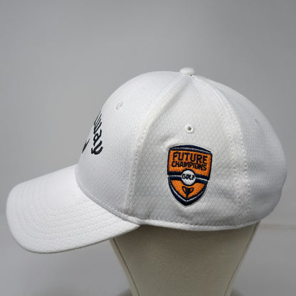 Callaway Baseball Cap White One Size Future Champions Golf Patch Strapback Hat