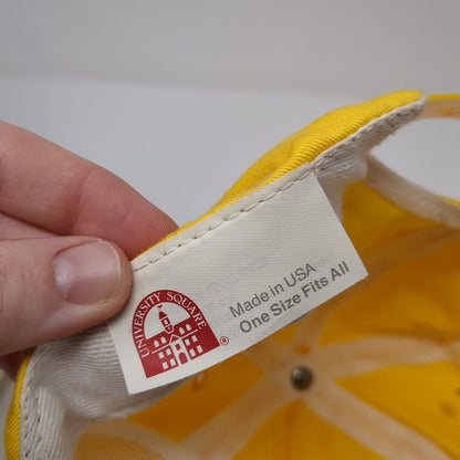 Northern Wolves NSU Snapback Hat Yellow One Size Adjustable Embroidered 6 Panel