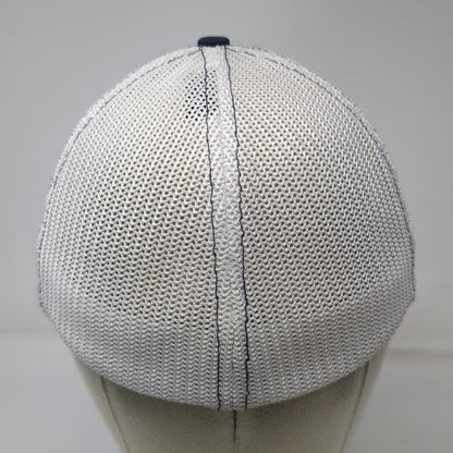 Richardson Baseball Cap Blue M ROW Adventures Mesh Back Flexfit Structured Hat