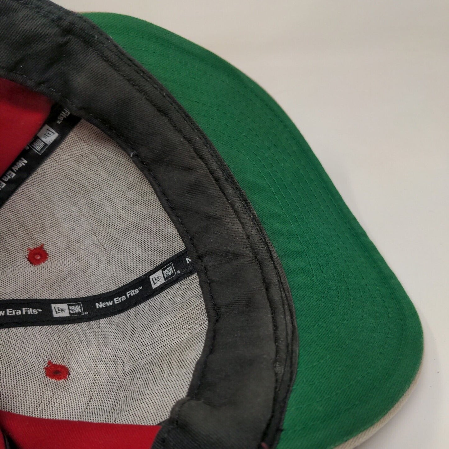 New Era Men's Snapback Hat Red OSFM Embroidered Ohio State Buckeyes Logo