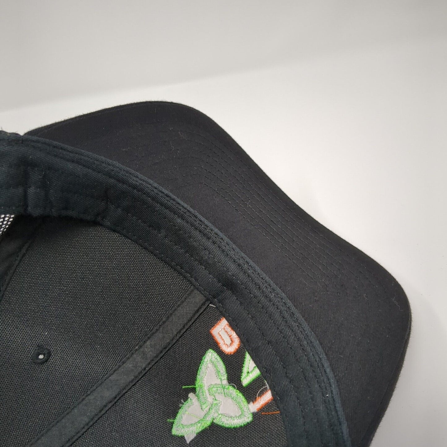 R4L Snapback 112 Trucker Hat Black One Size Adjustable Mesh Back Richardson